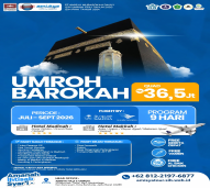 UMRAH BAROKAH PERIODE JULI - SEPTEMBER